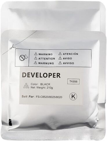 210g Iron Powder Developer Compatible with TK898 TK-898 FS C8020 C8025 C8520 C8525 C8020MFP C8025MFP C8520MFP C8525MFP(210g Black) in Saudi Arabia