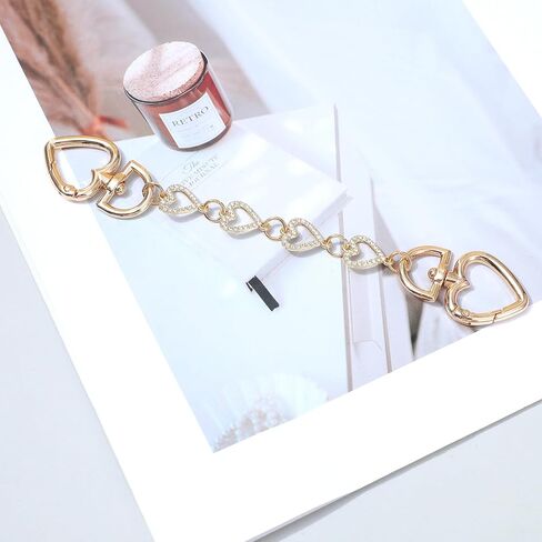 Women Purse Strap Extender Chain for Handbags, Chain Strap Replacement Extension Bag Extender Chains for Various Styles Bags in Saudi Arabia