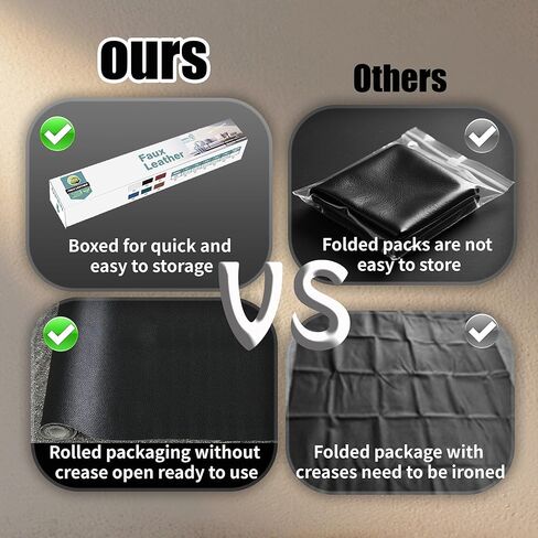 Leather Fabric, Faux Leather, Vinyl Fabric, for Upholstery Crafts, DIY Sewings, Sofa, Handbag, Earrings, Hair Bows Decorations (Blue 54 * 12inch) in Kuwait