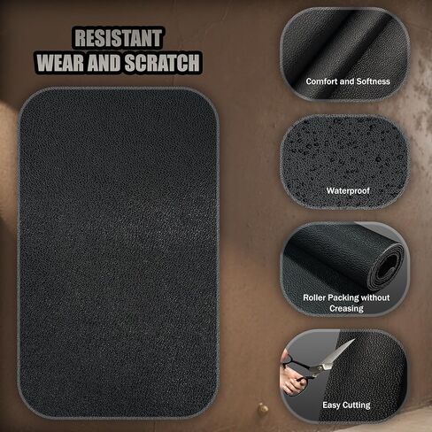 Leather Fabric, Faux Leather, Vinyl Fabric, for Upholstery Crafts, DIY Sewings, Sofa, Handbag, Earrings, Hair Bows Decorations (Blue 54 * 12inch) in Kuwait