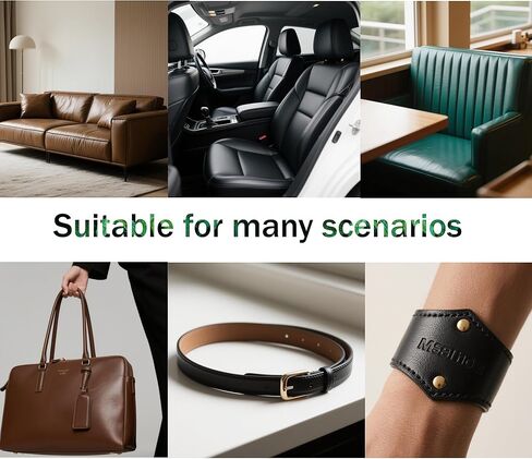 Leather Fabric, Faux Leather, Vinyl Fabric, for Upholstery Crafts, DIY Sewings, Sofa, Handbag, Earrings, Hair Bows Decorations (Blue 54 * 12inch) in Kuwait