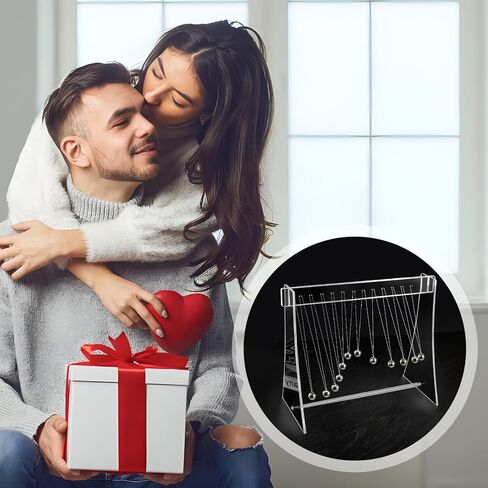 Wendulum Wave Mach Wave: Wavemachine of Mach ، 12 كرة ديكور سطح المكتب للمنزل ، المكتب ، إلخ (واضح) in Kuwait