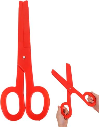 MAGICLULU Giant Clown Scissors Prop for Carnival Accessories and Stage Performance, Green Fake Scissors for Cosplay and Pretend Play, 14.96 Inch Large Shears in Saudi Arabia