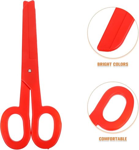 MAGICLULU Giant Clown Scissors Prop for Carnival Accessories and Stage Performance, Green Fake Scissors for Cosplay and Pretend Play, 14.96 Inch Large Shears in Saudi Arabia