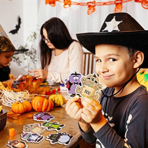 Pajean 800 Sheets Halloween Sticky Notes 40 Pads Spooky Fun Pumpkin Ghost Cat Weird Gerthetic For Office Supplies Kids Gift Party Decoration Favor ، 3.15 × بوصة in Saudi Arabia
