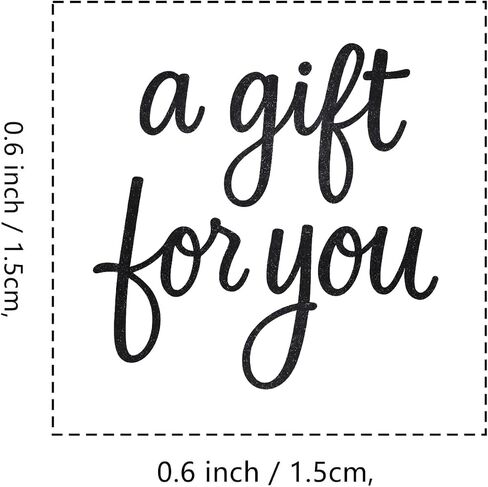A Gift for You Rubber Stamp, 3/5 Inch Small Mini Stamp for Scrapbooking Card Making Planner in Saudi Arabia