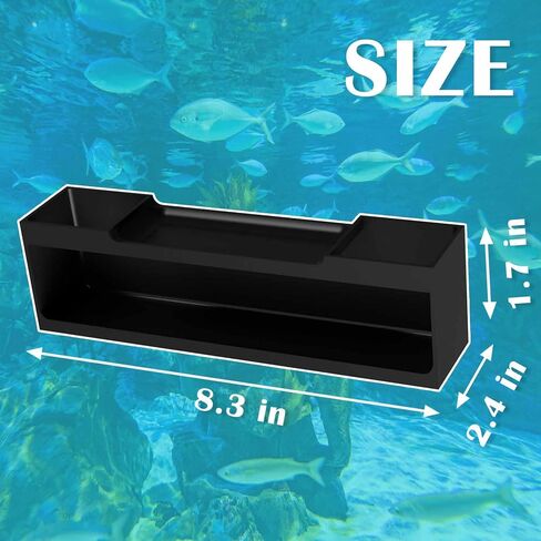 نفق السمك الروبيان المائي ، أسماك الروبيان إخفاء كهف لزخارف ملحقات خزان السمك (الجدار الداخلي بزاوية يميلية) in Kuwait