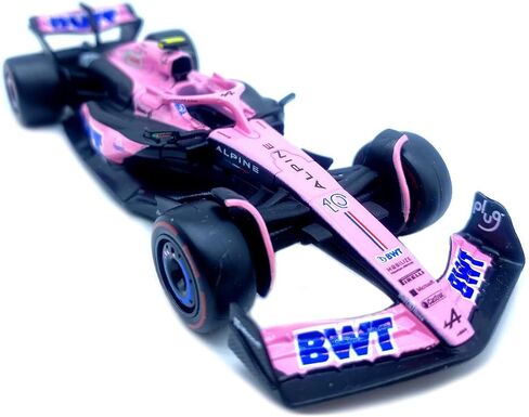 New Bbuago 2023 1/43 F1 A523#10 Pink P.Gasly Version Formula One for BWT-Alpine Adult Die Cast Alloy Luxury Vehicle Collection Model Gift in Saudi Arabia
