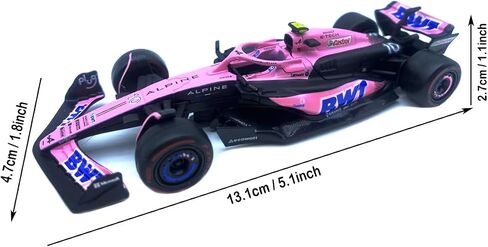 New Bbuago 2023 1/43 F1 A523#10 Pink P.Gasly Version Formula One for BWT-Alpine Adult Die Cast Alloy Luxury Vehicle Collection Model Gift in Saudi Arabia
