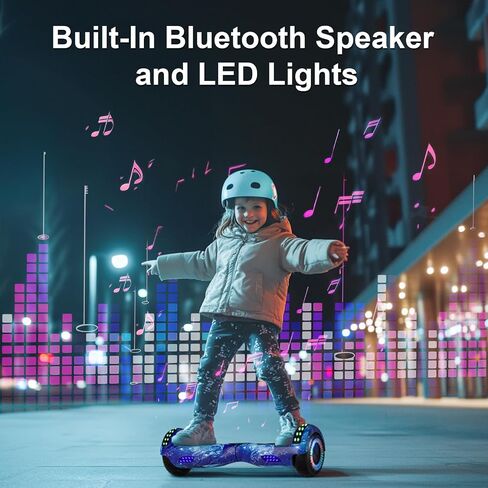 سكوتر الأطفال مع مكبر صوت بلوتوث وأضواء LED CORLORUL in Kuwait