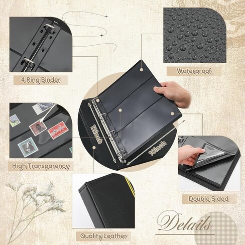 Lewtemi Collecting Collecting Collection Collection Book Collection Collection Collection 20 Pages Binder Tweezer و Loop Magnifier جمع لوازم الجمع (الأزرق ، 1/2/3/4 صفوف) in Kuwait