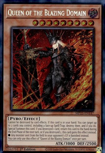 ملكة النيران - MP25 -EN147 - Secret Secret Rare - 1st Edition in Saudi Arabia