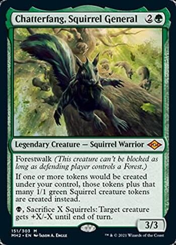 Magic: the Gathering - Chatterfang, Squirrel General (151) - Modern Horizons 2 in Saudi Arabia