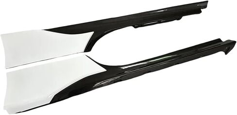 ألياف الكربون الجانبية طقم جسم الجسم الأمامي الخارق المفسد الخلفي الناشر موزع متوافق مع Ferrari SF90 جسم مجموعة الجانبية تنورة جانبية in Kuwait