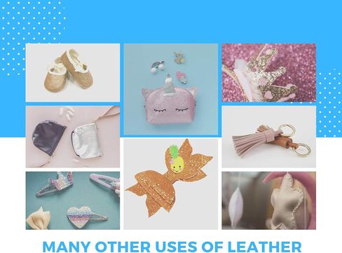 Leather Earring Making Kit - 24pcs Cricut Faux Leather Sheets for Earrings Making - 8.3" x 6.3" Each - Fabric and Tool for DIY Earrings - Jewelry Hair Bows Crafts Supplies for Beginners in Saudi Arabia