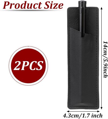 Giantree 2 PCS حامل قلم مغناطيسي جلدي ، أو حقيبة قلم مغناطيس جلدية للثلاجة أو غيرها من الأسطح المعدنية. in Saudi Arabia