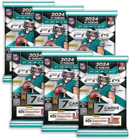 2024 Panini NFL Prizm Trading Trading Card Mega Box (Pincs Pulsar Prizms!) in Saudi Arabia