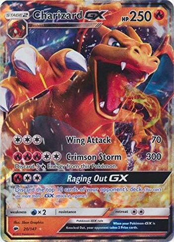 Charizard GX - 20/147 - Ultra Rare in Saudi Arabia