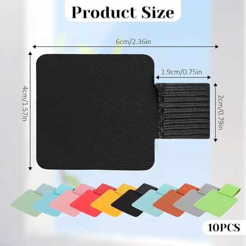 Thinp 10 PCS PEN LOOPS LOOPS SELF لاصق ، حامل قلم رصاص لاصق للمخطط مرن حامل القلم لحاملي حلقة LOPTULL COLOTULL للحصول in Saudi Arabia