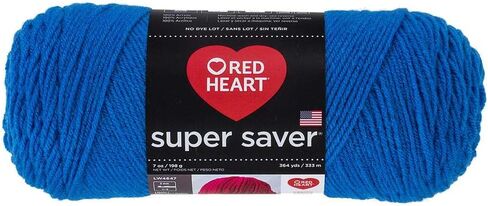 Red Heart Super Saver Yarn 886 Blue in Saudi Arabia
