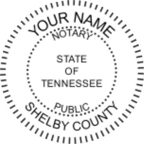 زنزانة ختم ختم Tennessee ، نموذج الجيب/اليد ، 1-5/8 "الانطباع ، الأسود in Saudi Arabia