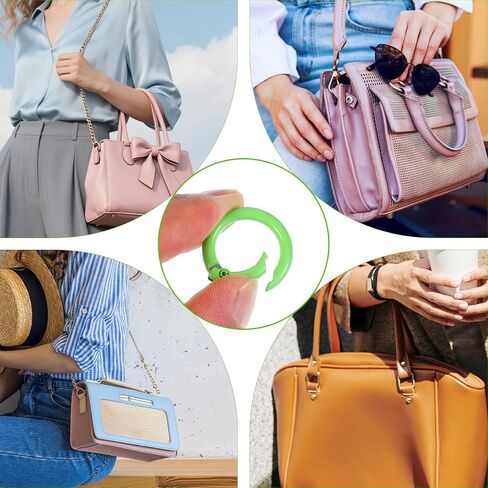 50pcs زنبرك معدني o حلقات ، 1 بوصة مستديرة carabiner ملونة جولة الربيع حلقة المفاجئة لإكسسوارات DIY صنع الحرفة in Saudi Arabia