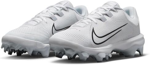 حذاء Nike للسيدات Hyperdiamond 4 Pro Moulded Softball SZ 8.5 أسود | أبيض | رمادي in Kuwait