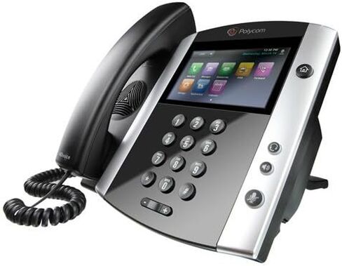 Polycom VVX 601 Corded Business Media Phone System - 16 Line PoE - 2200-48600-001 - AC Adapter (Included) - Replaces VVX 600 (Renewed) in Saudi Arabia