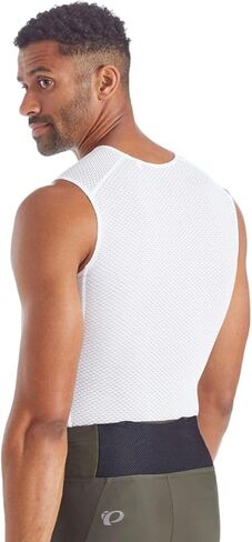 PEARL IZUMI شبكة نقل بدون أكمام طبقة أساسية بيضاء 2XL in Saudi Arabia