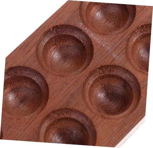 COHEALI Mini Black Walnut Wooden Watercolor Palette Box Lid Portable Paint Storage Case for Artists Students and Artisans for Travel and Outdoor Painting in Saudi Arabia