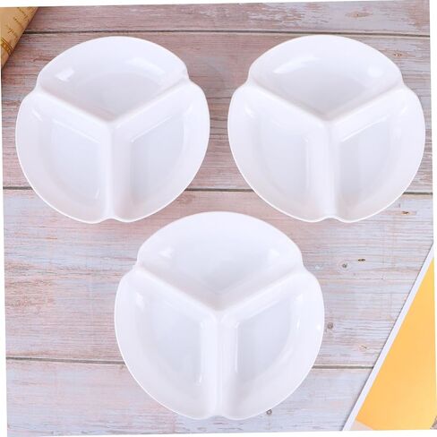 Gadpiparty 3pcs Plastic Watercolor Palette Set Multi-Function Ink Mixing Trays for Students and Adults Non-Stick Paint Mixer for Crafting and DIY Projects in Saudi Arabia