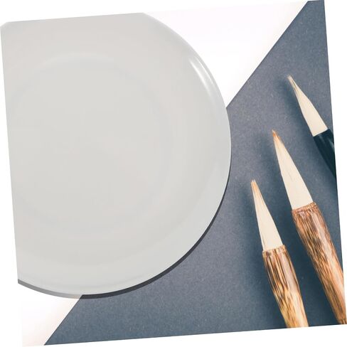 2pcs Decorative Ink Dish Plate Lightweight and Durable Plastic Ink Container for Calligraphy and Art for Study Present Decoration in Saudi Arabia