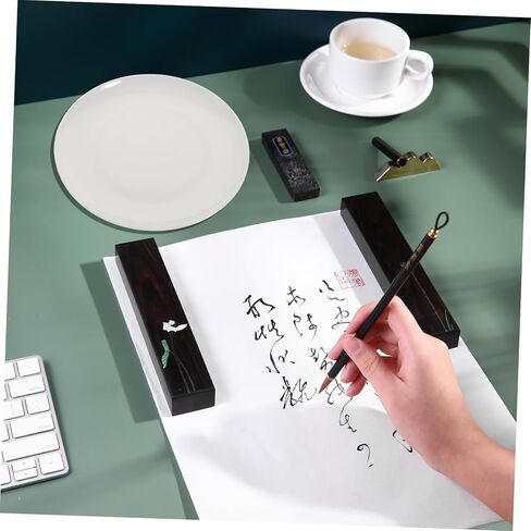 2pcs Decorative Ink Dish Plate Lightweight and Durable Plastic Ink Container for Calligraphy and Art for Study Present Decoration in Saudi Arabia