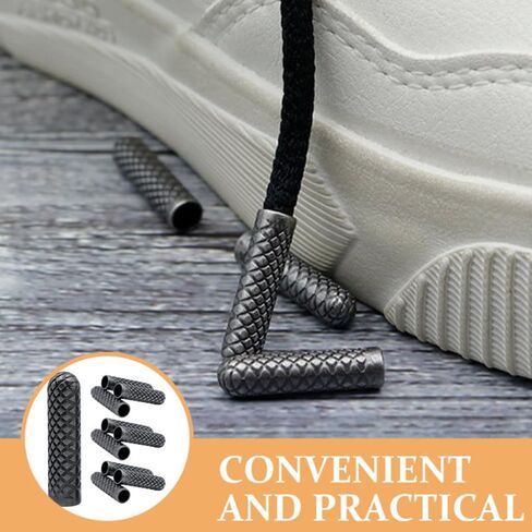 إكسسوارات قبعة Valiclud Hat Tip Tips رؤوس الحاشية حزام مشبك 10pcs aglets المعادن الاستبدال سلك نهاية هوديي كبسولات الحذاء الطرف الدانتيل الطرف نهاية لإصلاح الملحقات ، 2.23x0.50x0.50 سم ، أسود ، أسود in Kuwait