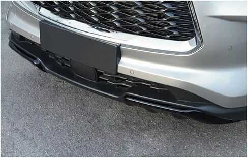 متوافق مع Infiniti QX60 2022-2024 أسود ABS الأمامي الوفير الجانبي الشفة غطاء in Kuwait
