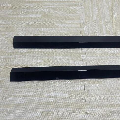 شفرات امتداد Car Side Extension Gloss ملحقات سوداء متوافقة مع Tesla Model 3 2017-2022 4PCS DOPFUSER SPOPFUSER (Gloss Black) in Kuwait