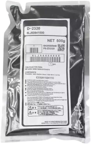 مسحوق مطور أسود 500 جرام متوافق مع D2320 E280 E230 E232 E163 E203 E165 E205 PRINTERS in Saudi Arabia