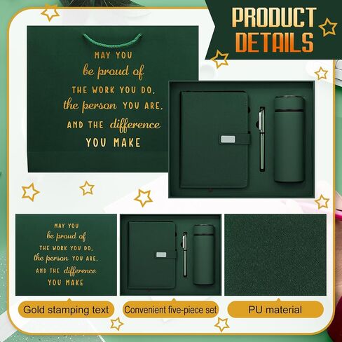 Honoson Employees Appreciation Gift Set for Men, New Employee Welcome to The Team Sets Notebook Pen and Tumbler May You Be Proud, Farewell Gifts for Coworkers(Blue) in Saudi Arabia