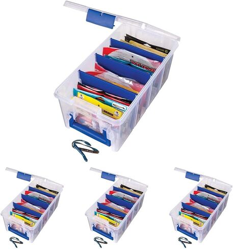 Flambeau Outdoors 4510 Super Half Satchel Soft Bait Organizer 15x8x6.25-Inch in Kuwait