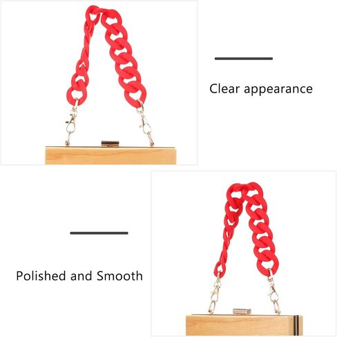 Chain Strap Purse Chain Handle Handbag Strap Replacement for Handbag Crossbody Shoulder Bag Clutch Purse DIY Bag Accessory in Saudi Arabia