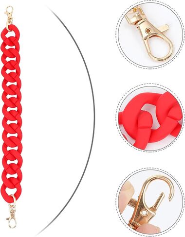 Chain Strap Purse Chain Handle Handbag Strap Replacement for Handbag Crossbody Shoulder Bag Clutch Purse DIY Bag Accessory in Saudi Arabia