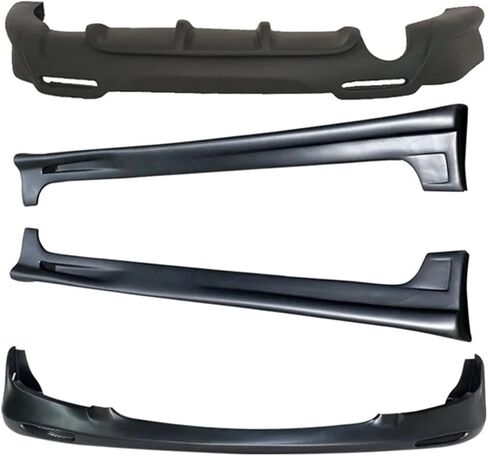 متوافق مع Mazda 3 2010 2011 2012 2013 2014 Front Lip Lip Lip Side Trailts Diffuser ABS Material Car Pumper Lip Car Accessories in Kuwait
