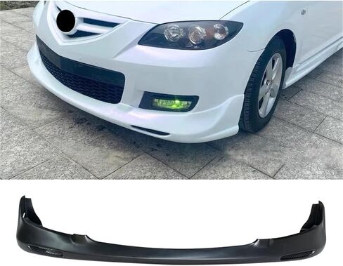 متوافق مع Mazda 3 2010 2011 2012 2013 2014 Front Lip Lip Lip Side Trailts Diffuser ABS Material Car Pumper Lip Car Accessories in Kuwait