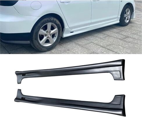 متوافق مع Mazda 3 2010 2011 2012 2013 2014 Front Lip Lip Lip Side Trailts Diffuser ABS Material Car Pumper Lip Car Accessories in Kuwait