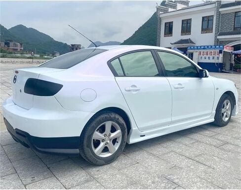 متوافق مع Mazda 3 2010 2011 2012 2013 2014 Front Lip Lip Lip Side Trailts Diffuser ABS Material Car Pumper Lip Car Accessories in Kuwait