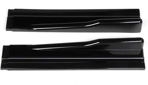 8pcs 2.2m Skirt Skirt Extension Spinlet Winglet Wingle Wing Lip متوافق مع Skoda Octavia 2015 2016 2017 2018 in Saudi Arabia
