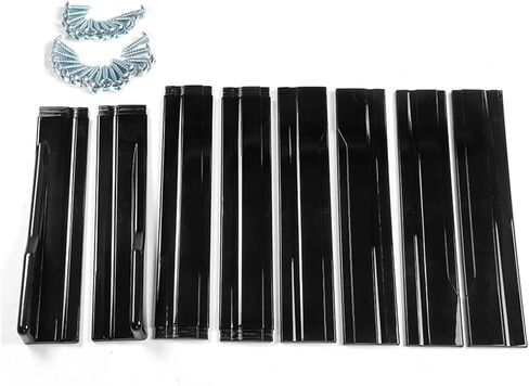 8pcs 2.2m Skirt Skirt Extension Spinlet Winglet Wingle Wing Lip متوافق مع Skoda Octavia 2015 2016 2017 2018 in Saudi Arabia