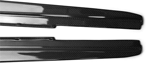 Compatible with BMW 5 Series G30 G38 Side Skirt Spoiler Body Accessories 2018 2019 2020 2021 2022 2023(G30 Bright Black) in Saudi Arabia