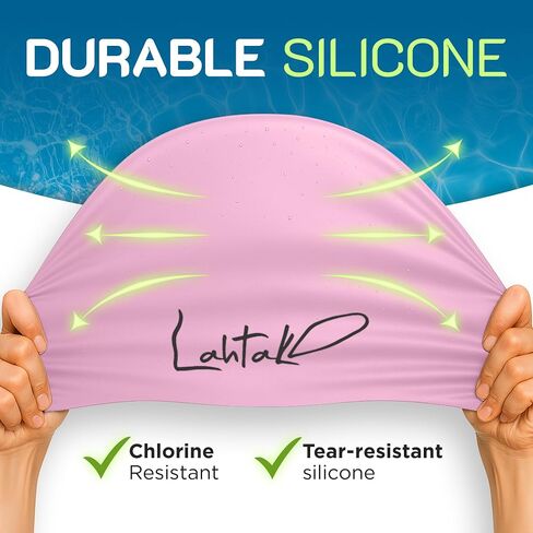 Swim Cap for Very Long Hair - Swim Cap Braids Dreadlocks - Bathing Swim Caps for Women Swimming - Swimming Cap for Women - XX Large Swim Cap Men Afro - Waterproof Silicone Keep Hair Dry in Saudi Arabia