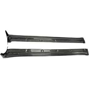 Car-Styling Carbon Fiber Side Skirt Extension Glossy Fibre Door Step Auto Body Kit Compatible with Porsche Cayman 987 2006-2012 in Saudi Arabia